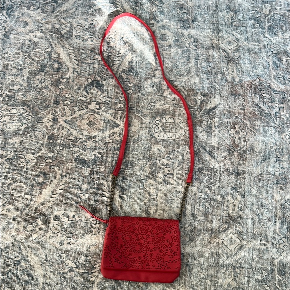 Elegant Red Crossbody Bag